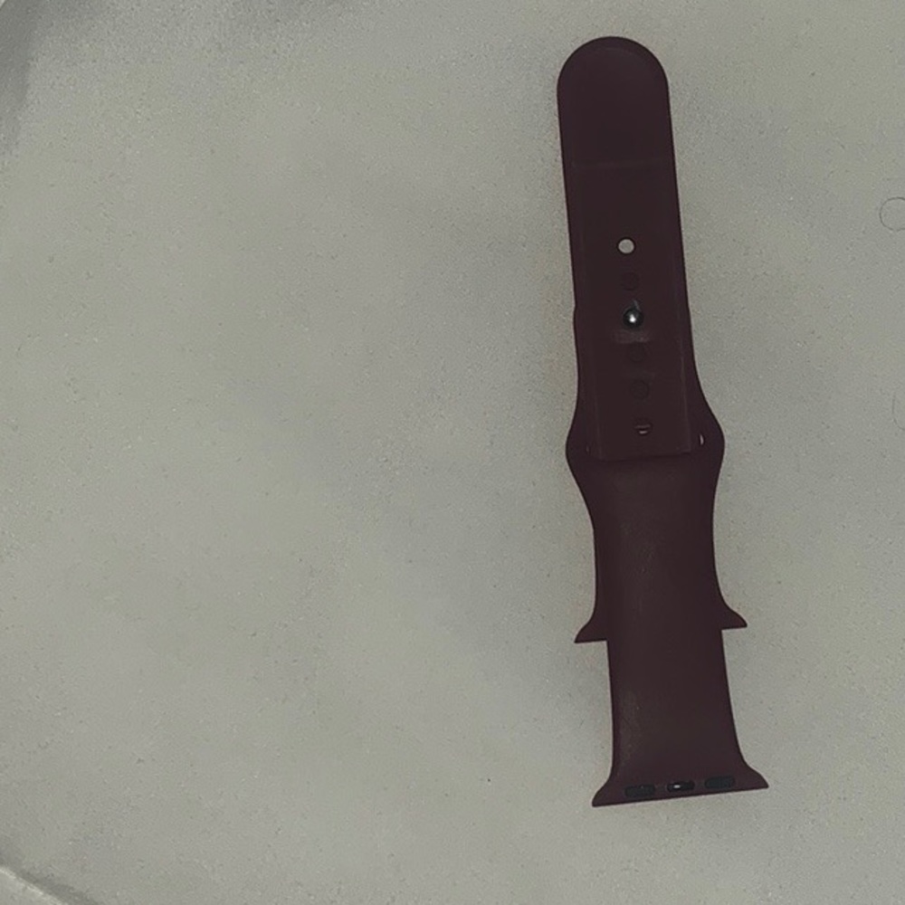 Burgundy Apple Watch Band